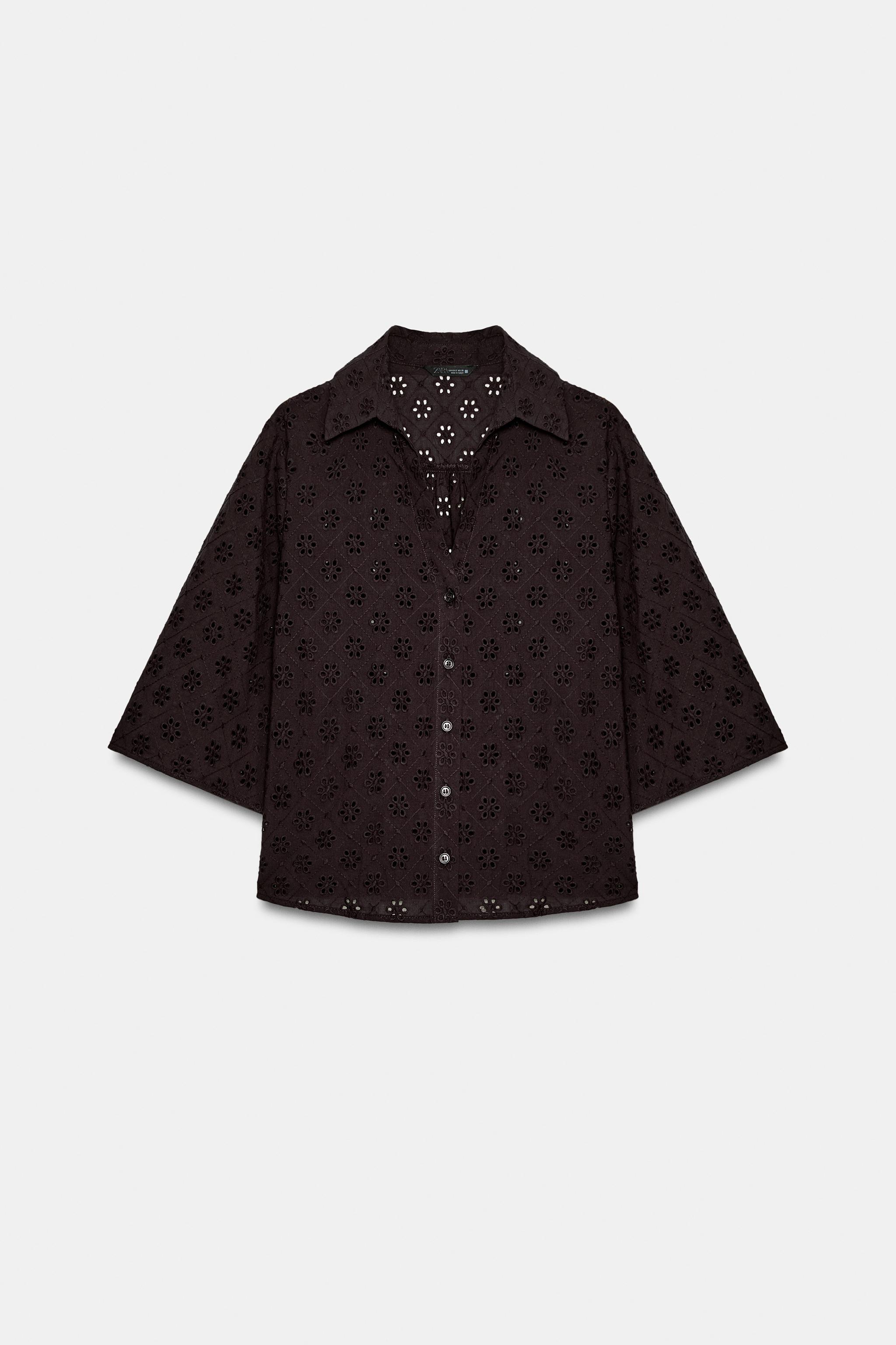 CHEMISE BRODERIES PERFORÉES